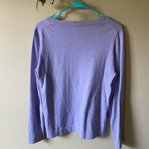 J. Crew Lavender Lightweight Crewneck Sweater